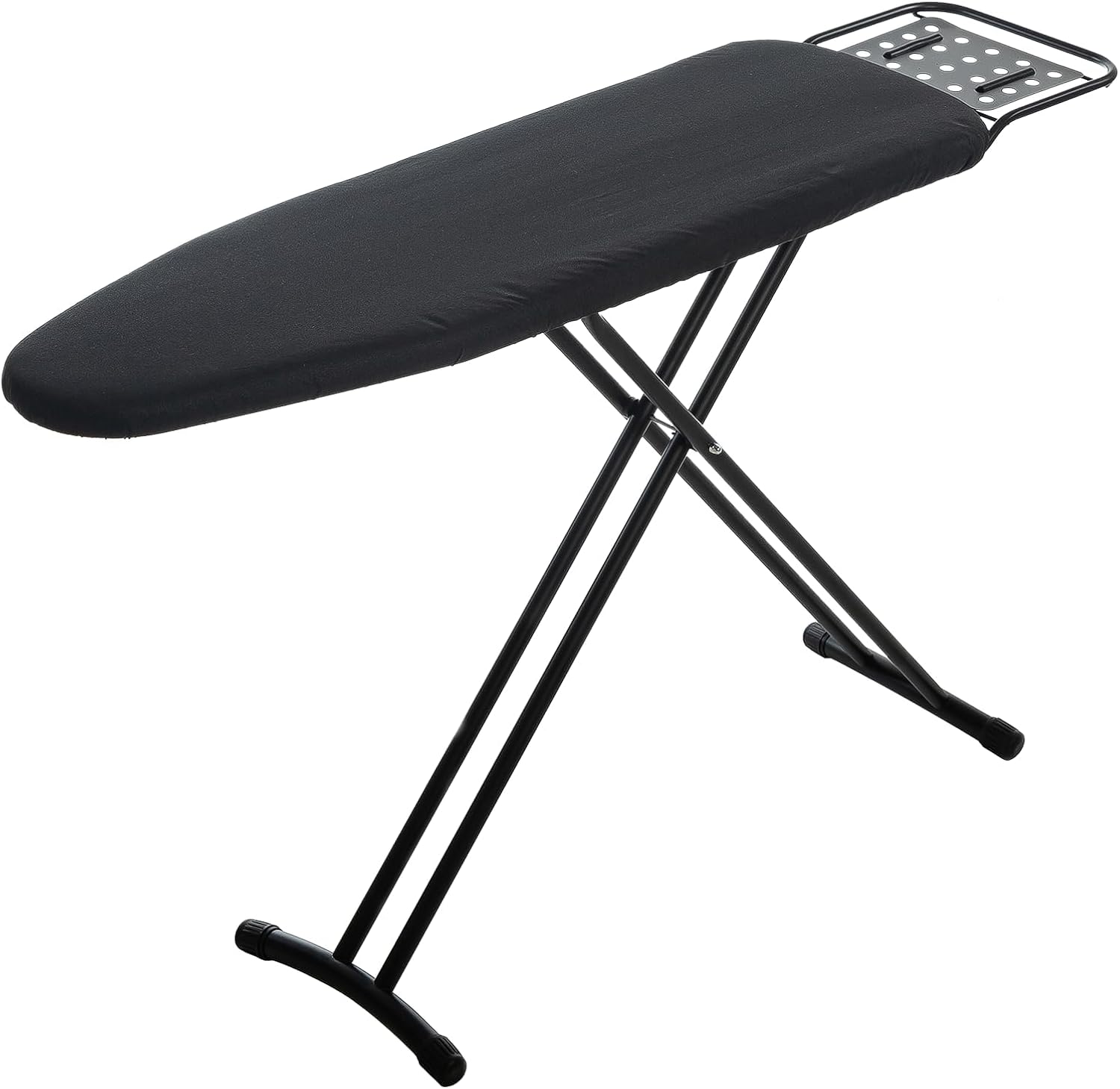 RAINHOL Full Size Ironing Board - Heavy Duty 54"x13" with Heat Resistant Cover & Adjustable Height | Black