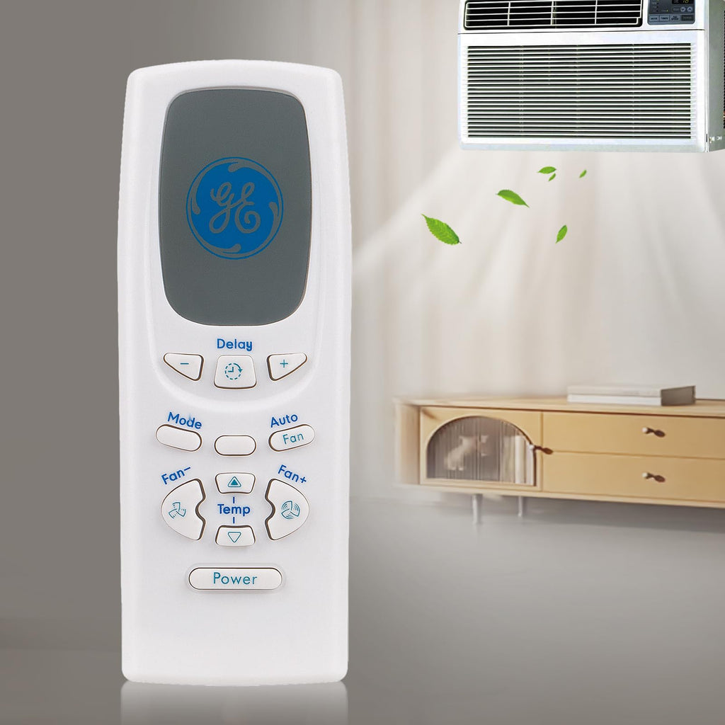Replace Remote Control Compatible with GE Room Air Conditioner YK4EA YK4EB YK4EB1 WJ26X10242 WJ01X10348 AEM14ASL1 AEM14 AEM18 AEH18DL AEM14AMM1 AEM18DK AEM18DKG1 AEM18DL AEM18DLG1 AEM18DM AEM18DMG1