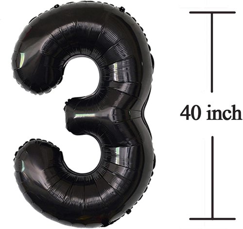 30 Number Balloons by [Brand Name] - Jumbo Foil Mylar Balloons for 30th Birthday & Anniversary Celebrations