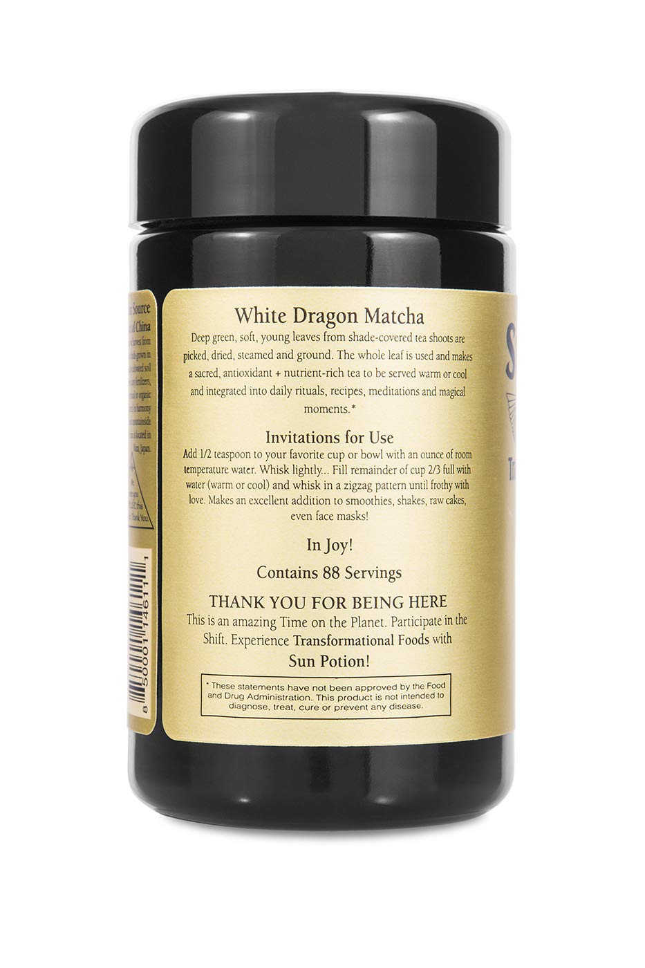 Organic Matcha Green Tea Powder | Japanese Ceremonial Grade Matcha | Stone Ground Shade Grown Green Tea | Antioxidant Rich Matcha for Tea, Lattes & Smoothies | Non-GMO | 55g