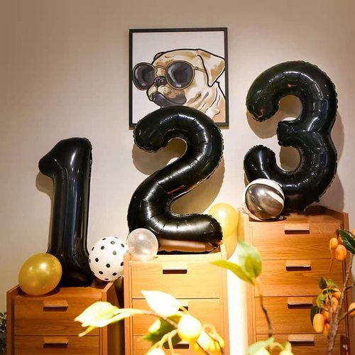 30 Number Balloons by [Brand Name] - Jumbo Foil Mylar Balloons for 30th Birthday & Anniversary Celebrations