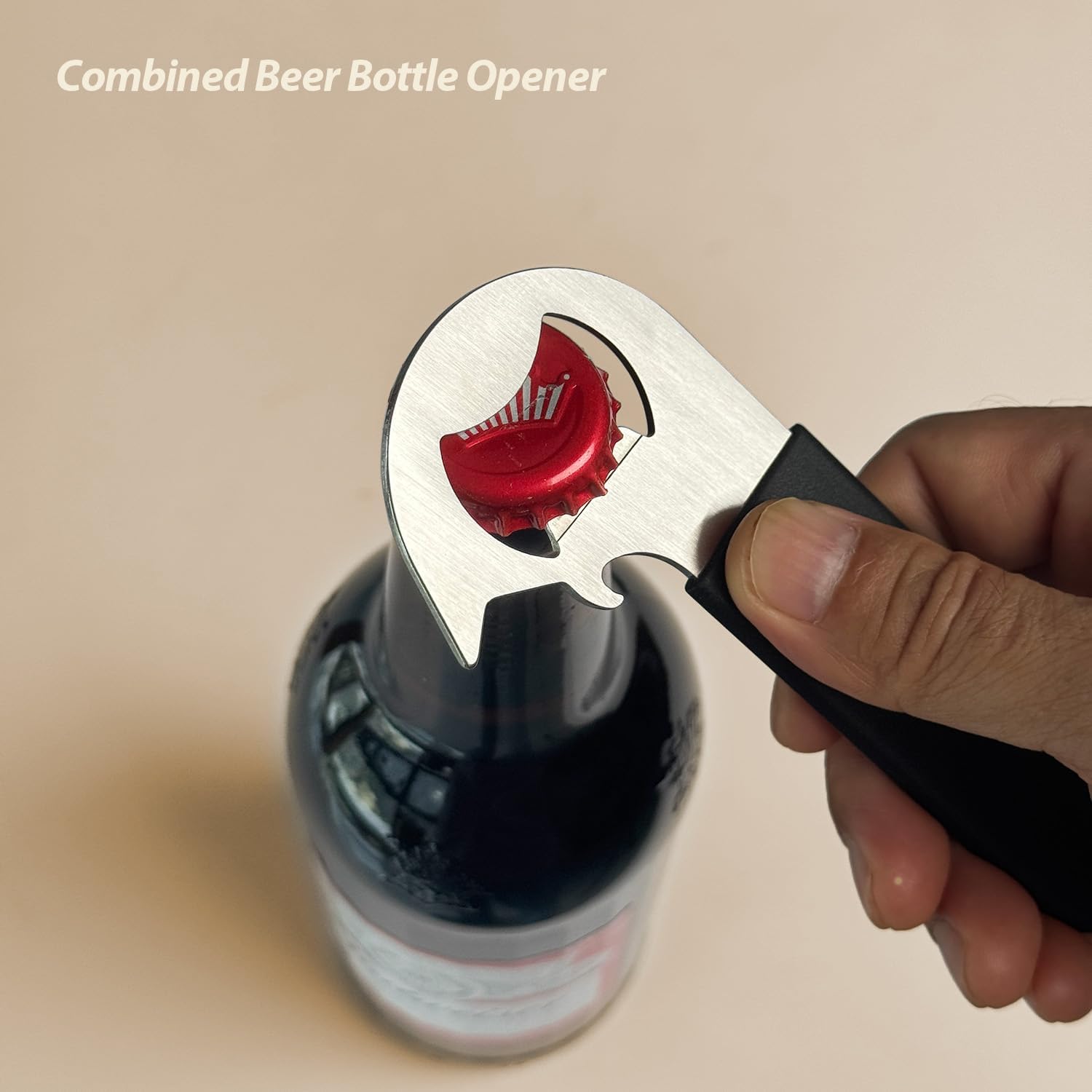 Skiennix Magnetic 2-in-1 Can Opener | Easy Manual Beer & Pet Food Opener for Seniors - 2-Pack
