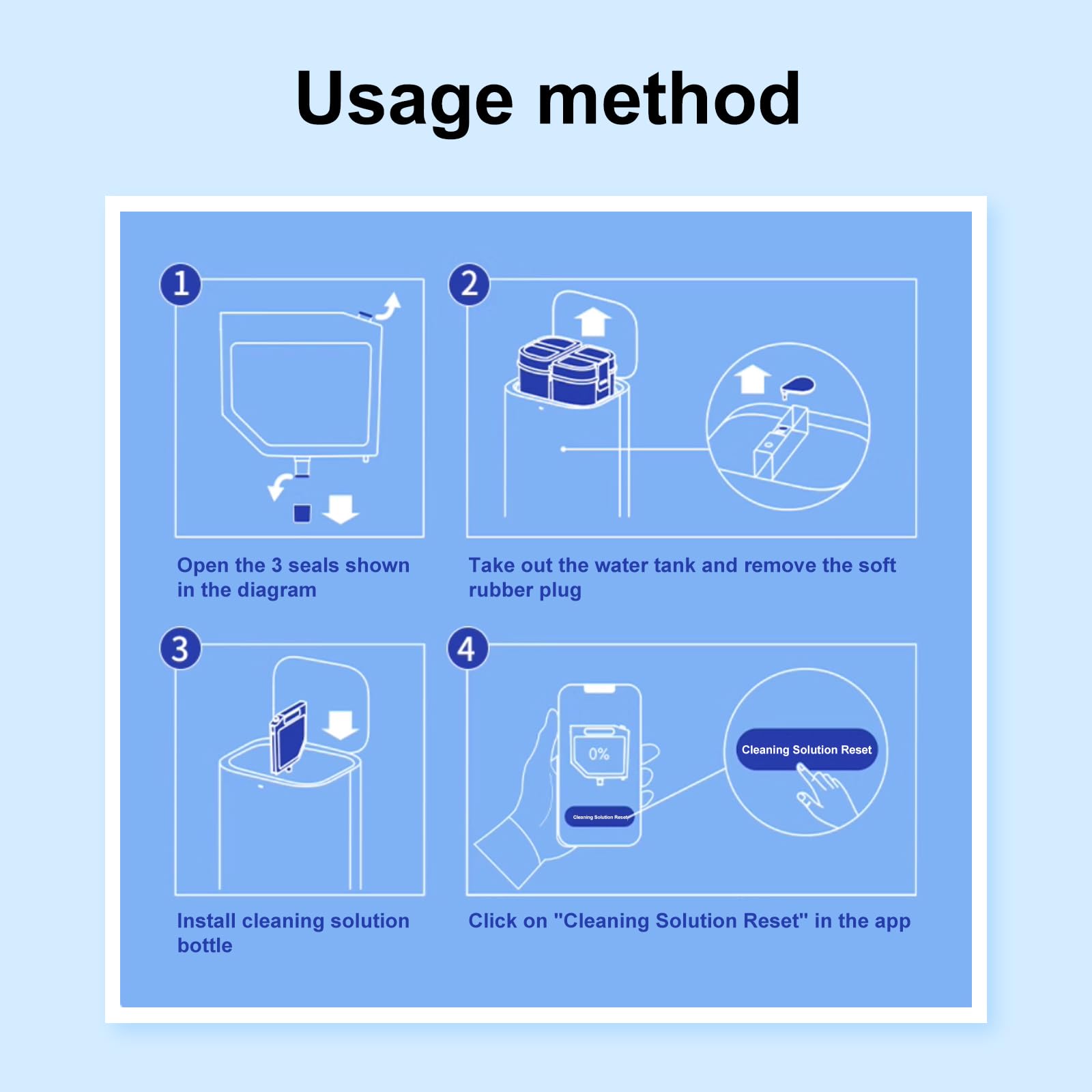 Floor Cleaning Solution Compatible with Dreame Cleaning Solution, Multi-Surface Original Flavor L10 Ultra Detergent, Compatible with L10s Ultra Robot Vacuum (10.52 Fl Oz) (1 Bottle)