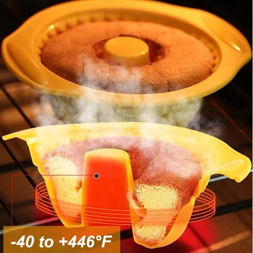 Acidea Nonstick Silicone Bakeware Set - 7-Piece BPA-Free Heat Resistant Kit for Cakes, Muffins & More