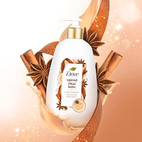Dove Liquid Hand Wash Spiced Chai Latte 12 oz Nourishing Soap