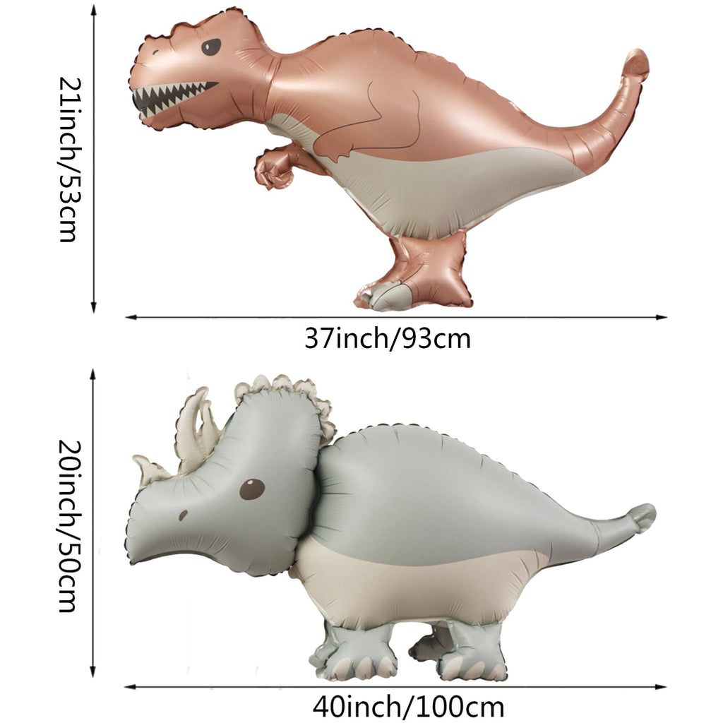 Giant 3D Dinosaur Balloons Self Standing Cute Dinosaur Balloons Birthday Party Decorations Supplies