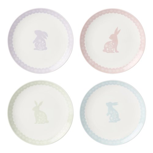 Oneida 898189 Bunny Hop Accent Plates, Set Of 4