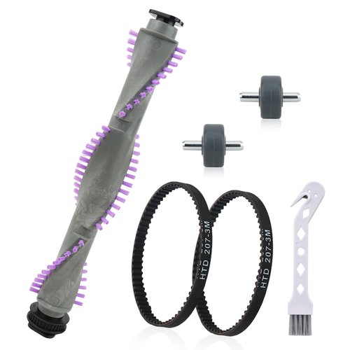Roller Brush Replacement for Shark Navigator Lift Away NV350,NV352,NV353,NV360,NV356E,NV42,NV80,UV420,NV70,NV41,NV71,NV90,NV22 Series Upright Vacuum，1 Roller Brush + 2 Belts + 2 Wheels