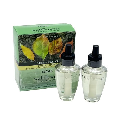 Bath & Body Works Slatkin WallFlower Bulb Refills - Leaves - Two Boxes, Four Bulbs!