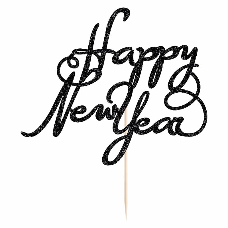 Happy New Year 2026 Cake Topper
