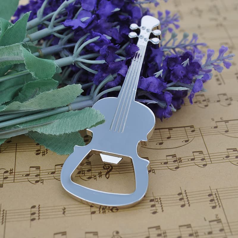 YALLNASL Stainless Steel Guitar Beer Bottle Opener - Music Lover Gift