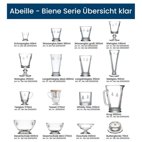 La Rochere Bee 18cm Jug with 1L Capacity