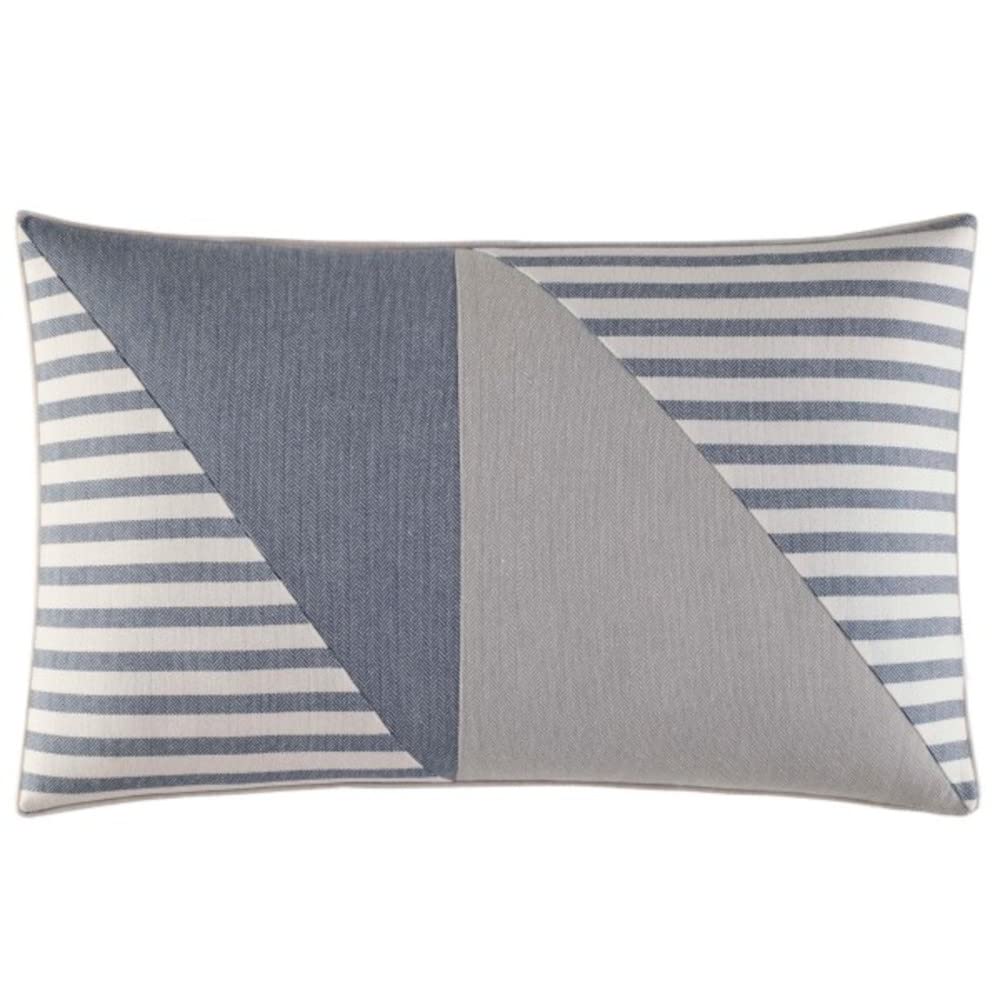 Nautica - Twin Comforter Set, Reversible Cotton Bedding with Matching Sham, Medium-Weight, Dorm Essentials, Oeko-Tex Certified (Fairwater Blue)