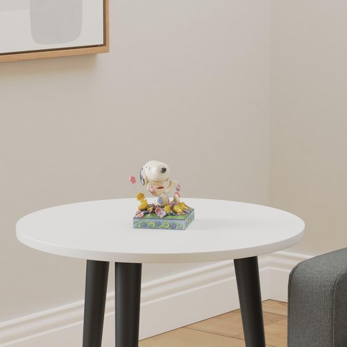Enesco Peanuts by Jim Shore Snoopy in Flowers Figurine, 4.75 Inch, Multicolor