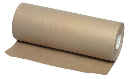 School Smart Butcher Kraft Paper Roll, 40 lb, 24 Inches x 1000 Feet, Brown