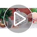 20 Pcs Christmas Card Holder Ornaments for Office & Employee Gifts