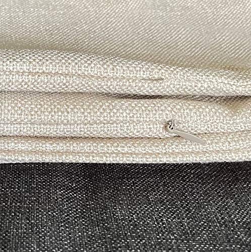 Farmhouse Rustic Welcome Linen Throw Pillow Cover 12x20 Inch - Housewarming Gift