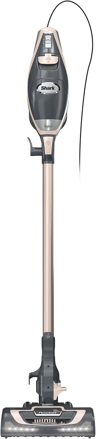 Shark Rocket Pro DLX - Corded Stick Vacuum with Removable Hand Vacuum & XL Dust Cup | Gold