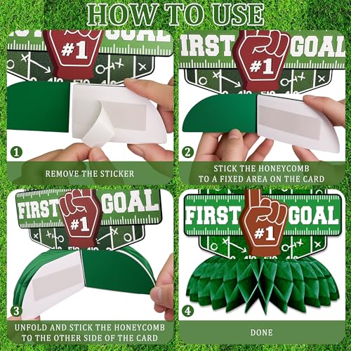 Football Centerpieces for Tables – 12PCS Game Day Decorations
