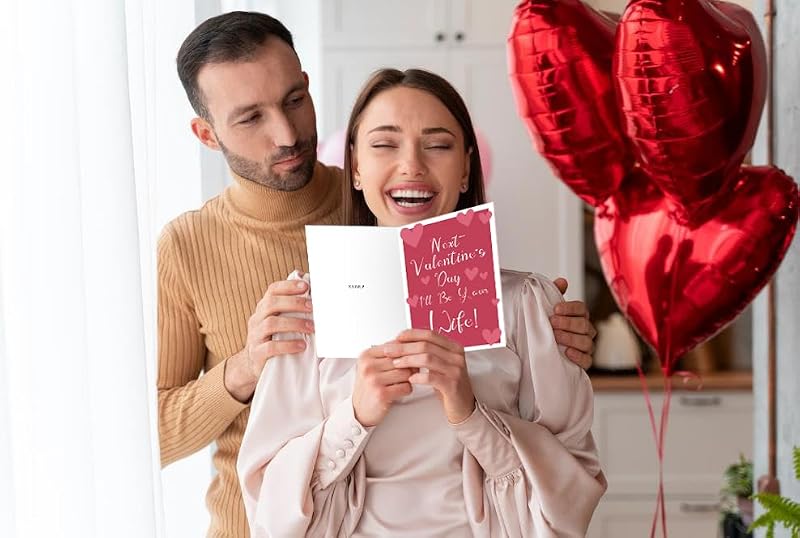 Funny Valentine's Day Card for Fiancé - Romantic Gift