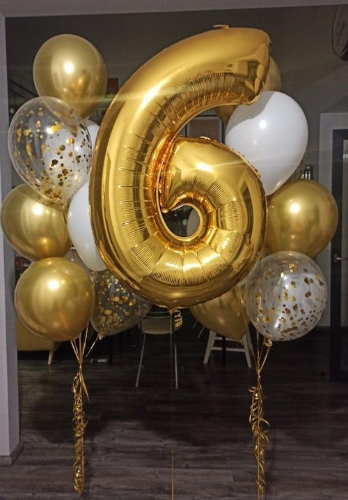Gold Number 2 Balloon - 40 Inch 2nd Birthday Decoration for Toddlers | Sparkling Party Decor
