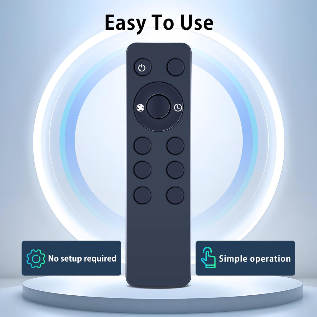 Replacement Fan Remote Control Compatible with Lasko 2033654B 2033654 1843 1844 2546 3540 3542 S18625 S18924 1646 1850 1854 1880 1885 2740 2744 3440 A20561 A20700 Cyclone Pedestal Upright Fan