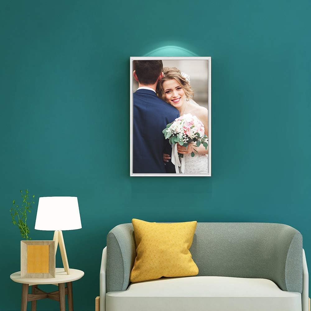 Wall26 Framed Canvas Wall Art - Custom Prints for Living Room & Bedroom | Ready to Hang - 16"x24" White Frame