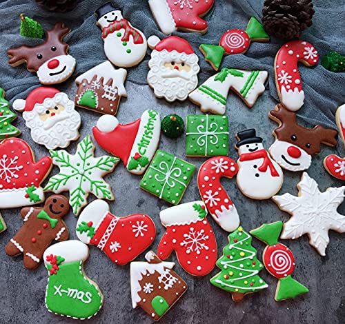 Christmas Cookie Cutters Mold Set - 9-Piece Baking & Decoration Tools