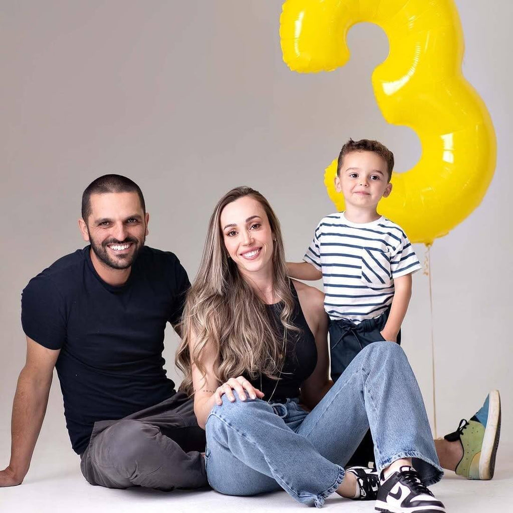 Yellow Number 0 Balloon - 40 Inch Birthday Decoration for Milestone Celebrations