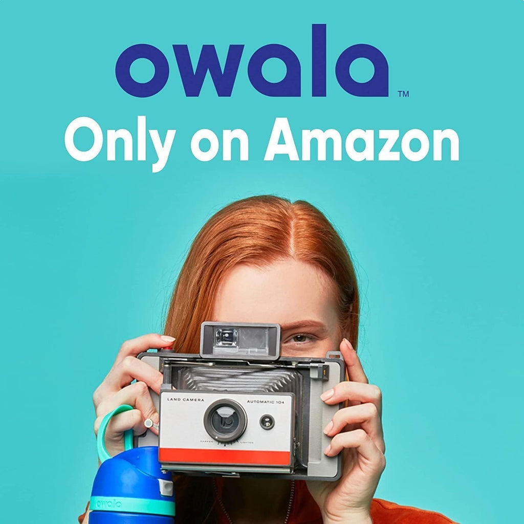 Owala Stainless Steel Travel Tumbler - 40 oz Insulated, Spill Resistant Lid & Straw, Purple (Bunny Hop)