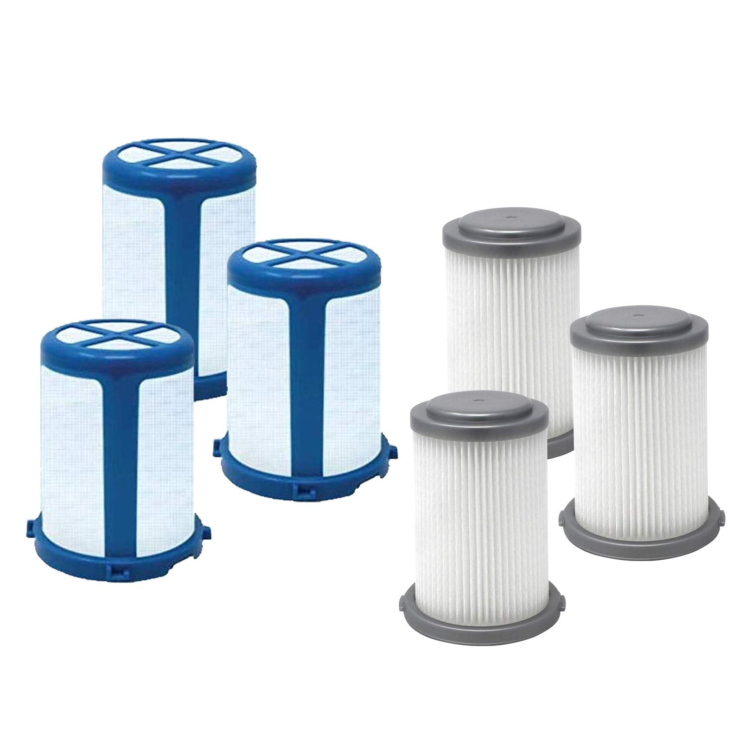 Fette Filter - Vacuum Filters Compatible with Black + Decker Cordless Vacuums HCUA525 Series Compare to Part # CUAHF10 3-Pack + 3 mesh Screens