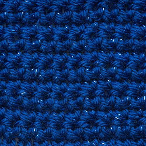 Caron Simply Soft Party Yarn - Royal Sparkle, Worsted Weight 4, 3 oz