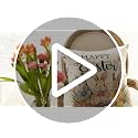 Easter Bunny Throw Pillow Cover - 18x18 Inch Polyester Cushion Case