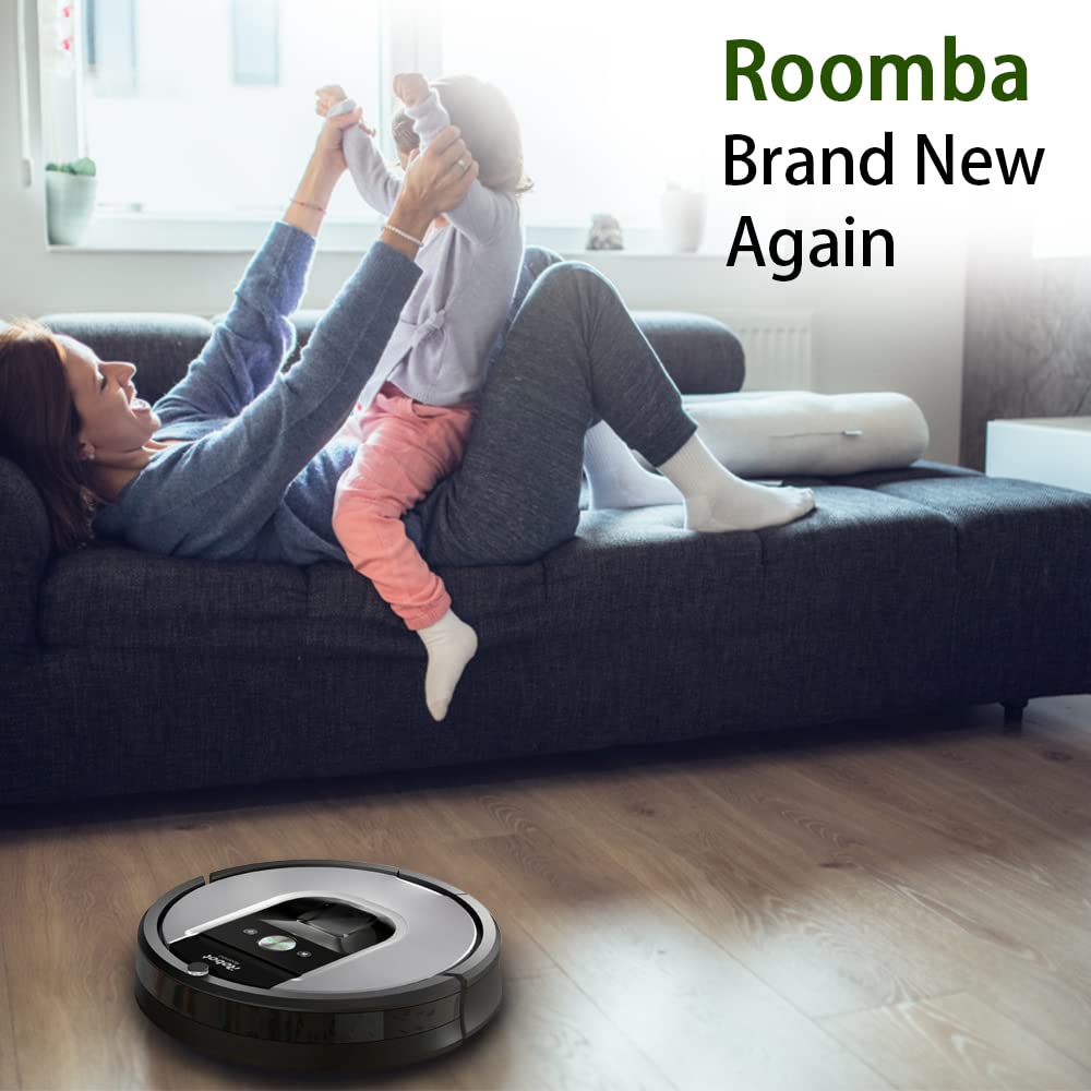 Replacement Parts Accessories for iRobot Roomba 800 900 Series 805 860 870 871 880 890 850 866 801 877 891 895 981 985 960 980 Vacuum Replenishment Kit,1 Roller Brush,Caster Wheel,3 Side Brush,Filter