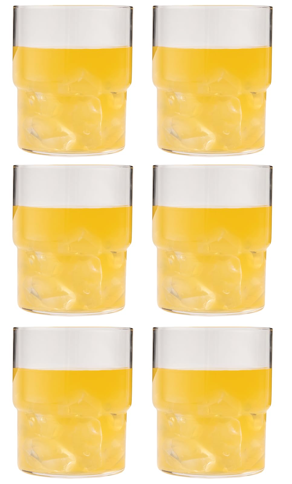 Toyo Sasaki Glass Fino Tumbler, 13.4 fl oz (390 ml), Set of 6, Dishwasher Safe, Made in Japan, Cup
