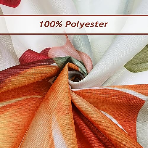 Thanksgiving Gnome Shower Curtain - 72x72 Inch Waterproof Polyester