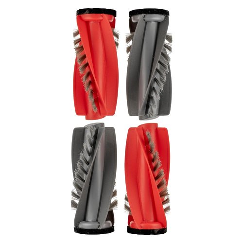 (4 Pack) Replacement Roller Brushes for Roborock Qrevo Curv/ CurvX/ Curv S5X 5A1 5XC/ Qrevo Edge/ Edge S5A/ Qrevo S5V/ Qrevo C, Saros 10R, Saros 10, Qrevo S5V, Main Brush Accessories, Brush Roller