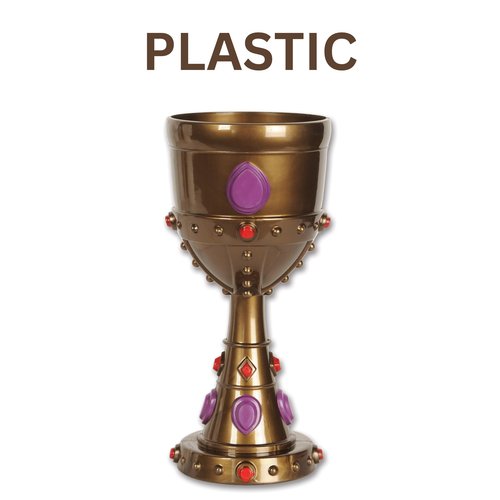 Beistle, 2 Piece Plastic Jeweled Goblets, 8 Ounces