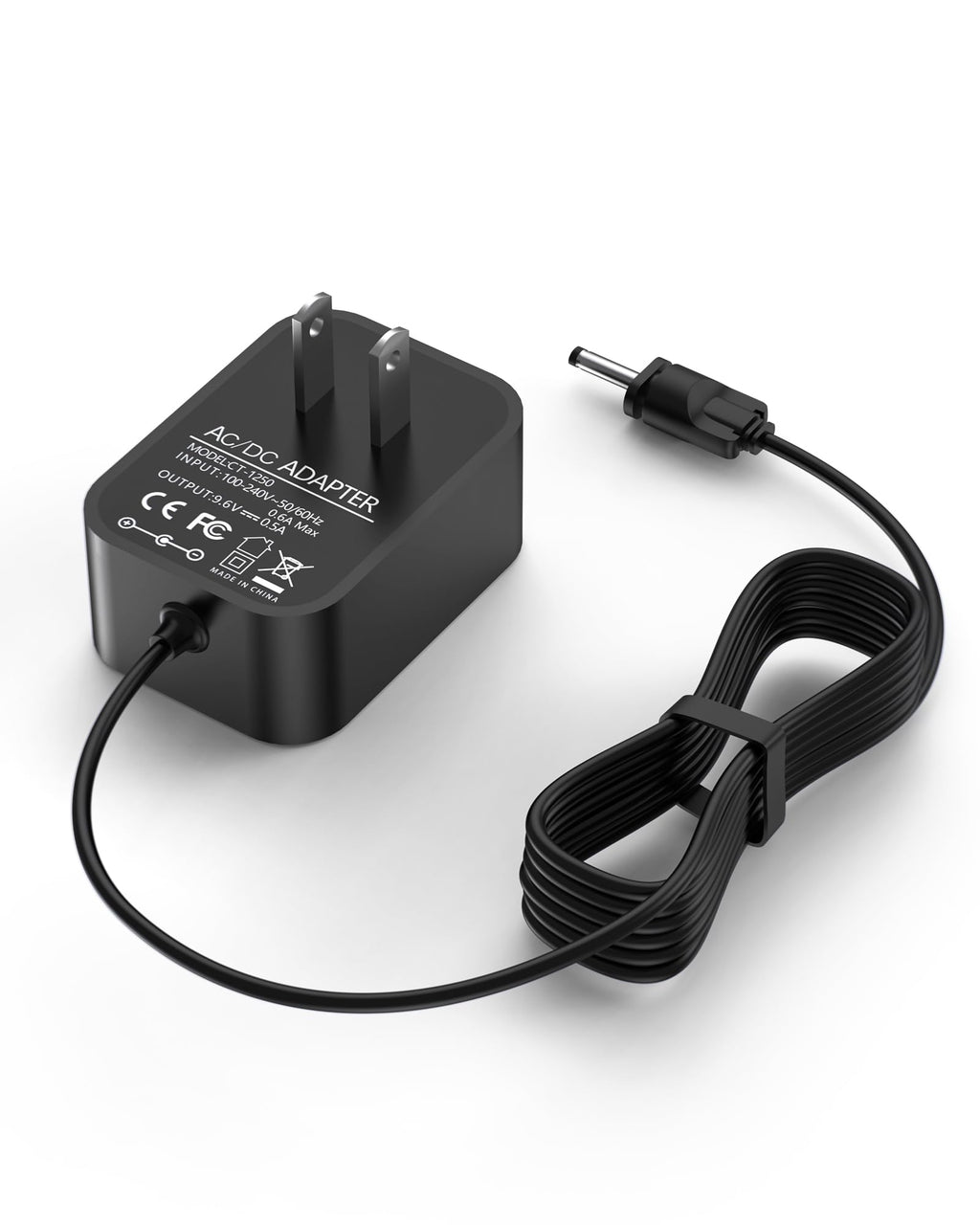 VHBW 9.6V 0.5A Charger Compatible with Shark CH901 Ultra Cyclone Pro Cordless Handheld Vacuum, Model XCHRGCH901 DK12-096045A-U ZD006C096050USE [Not for Shark CH950 13.3V]