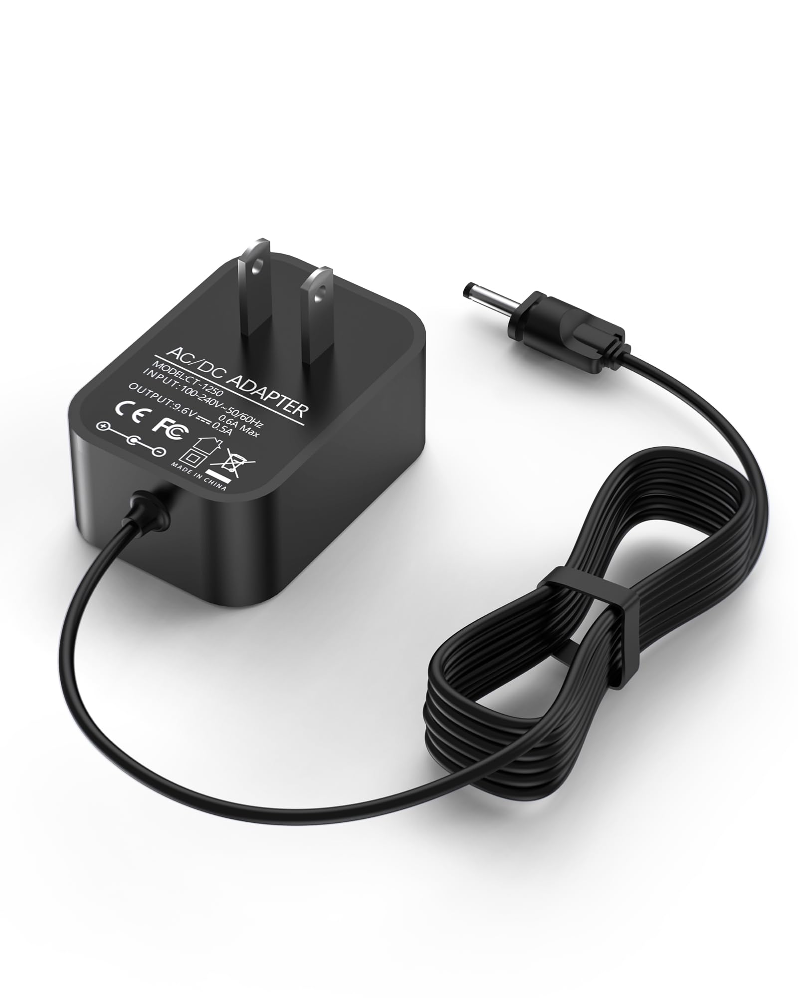 VHBW 9.6V 0.5A Charger Compatible with Shark CH901 Ultra Cyclone Pro Cordless Handheld Vacuum, Model XCHRGCH901 DK12-096045A-U ZD006C096050USE [Not for Shark CH950 13.3V]