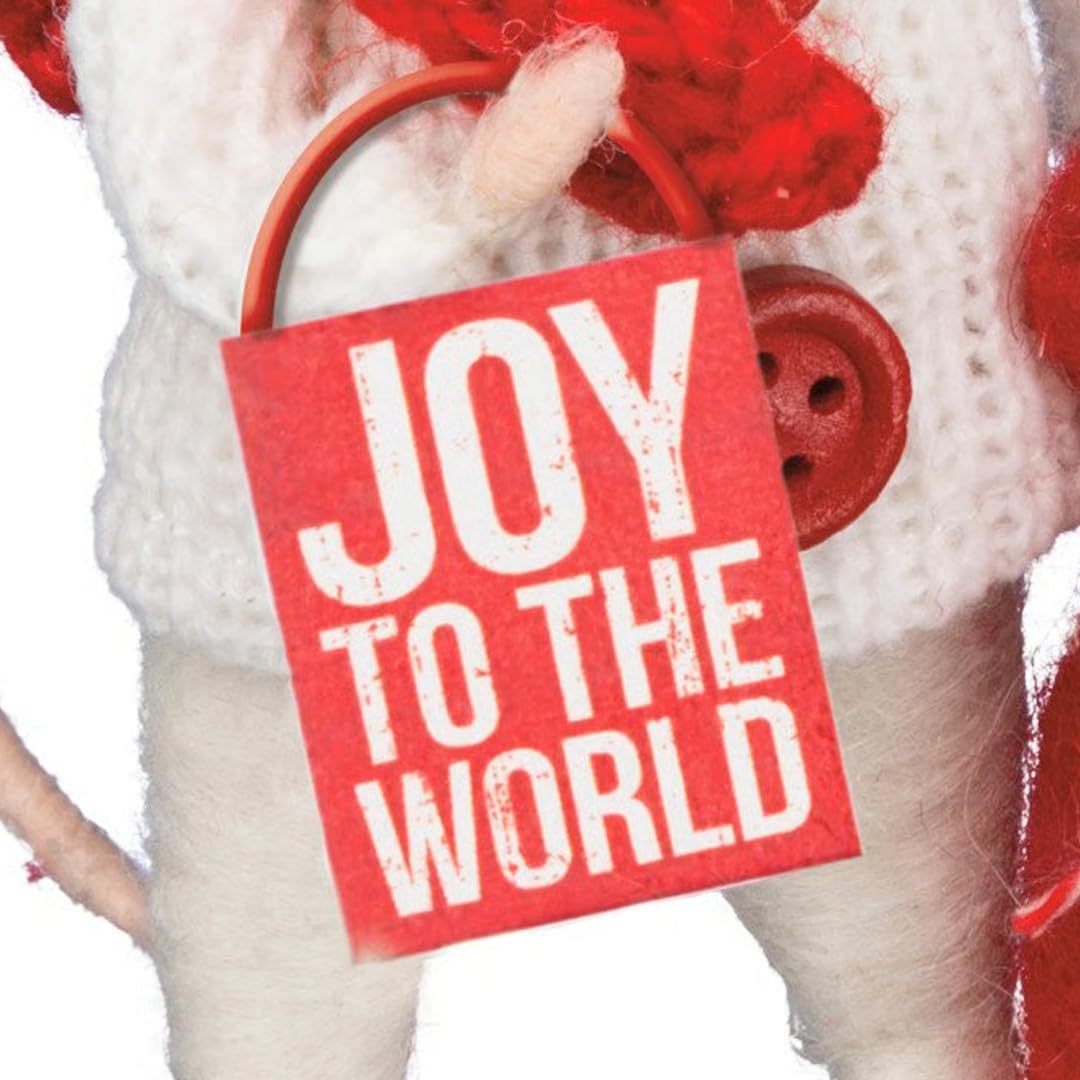 Primitives by Kathy Mouse with Tiny Joy to The World Sign