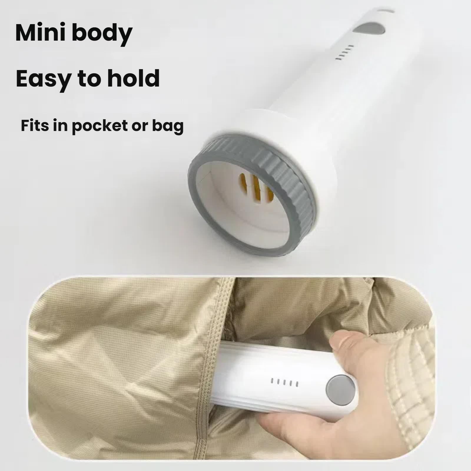OVRRCSME Cordless Electric Vacuum Pump for Vacuum Storage Bags Travel Air PUM（Storage Bags Not Included in This Package）