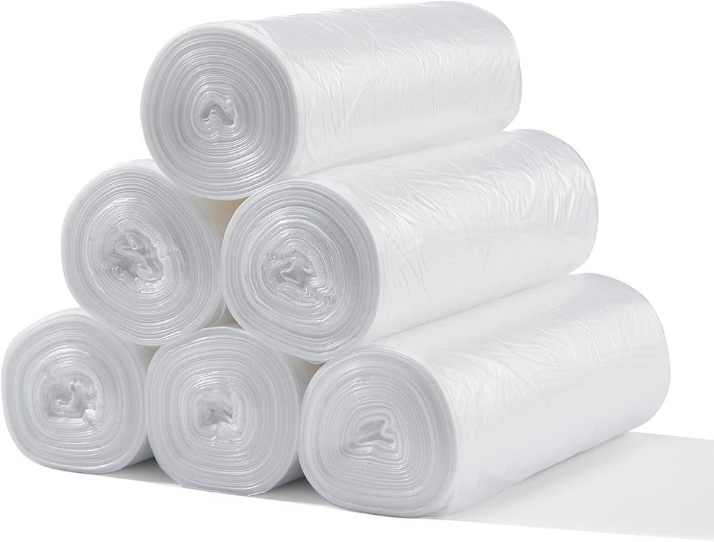 TYPLASTICS Trash Can Liner | 1000 Count Perforated Garbage Bags for 7-10 Gallon Use - Ideal for Home & Office
