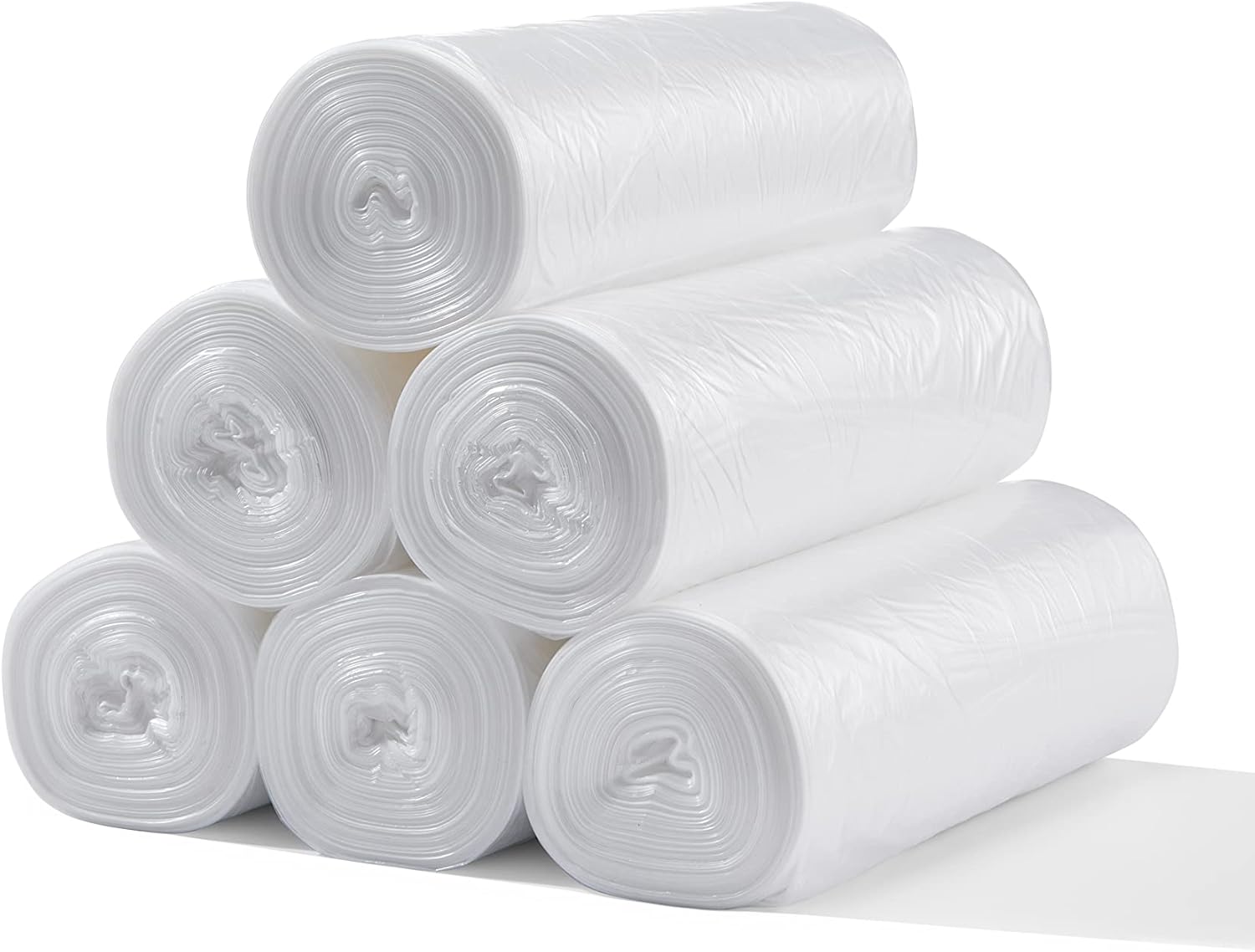 TYPLASTICS Trash Can Liner | 1000 Count Perforated Garbage Bags for 7-10 Gallon Use - Ideal for Home & Office