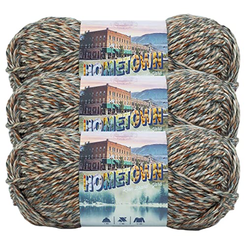 Lion Brand Hometown Super-Bulky Yarn 3 Pack - Huntington Foliage