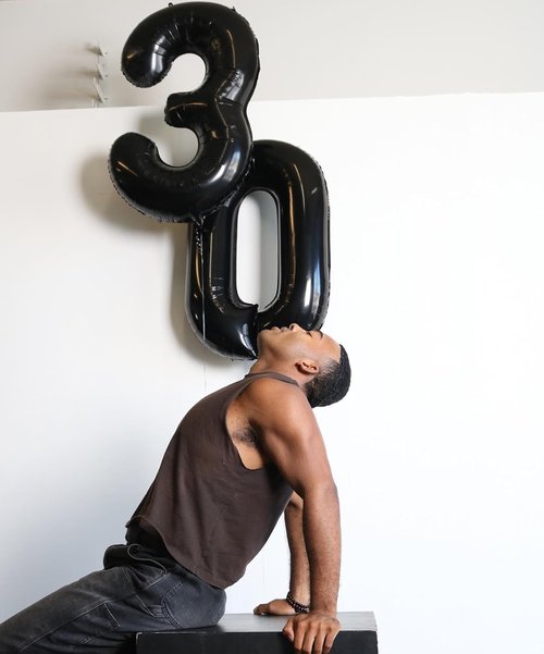 Black Number Balloon - 40 Inch Zero Balloon for Birthday Celebrations | Elegant Black Party Decor