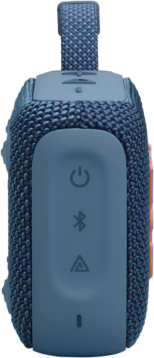 JBL Go 4 - Ultra-Portable Waterproof Bluetooth Speaker | Big JBL Pro Sound & 7-Hour Battery (Blue)