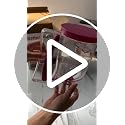 MIWOGA Pancake Batter Dispenser, 900ml Measuring Cup for Baking - Purple
