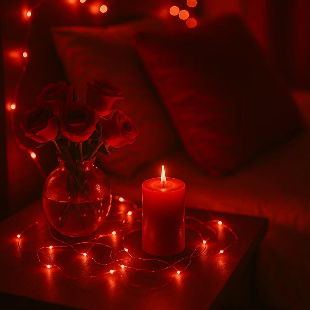2 Pack Total 200 LED Fairy Lights Battery Operated String Lights with Remote & 8 Modes, 33FT Waterproof Copper Wire Battery Powered Twinkle Lights for Outdoor Christmas Parties Decoration Red