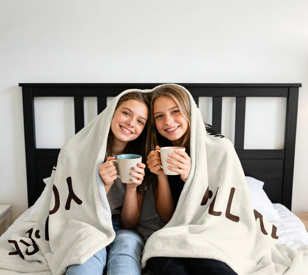 Hibolen Best Friend Birthday Gifts for Women Blanket 50"x60", Friendship Gifts for Women, Birthday Gifts for Woman Friendship, Bestie/Soul Sister Present, Raccoon and Opossum Throw